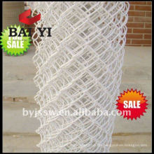 White Vinyl Coated Chain Link Fencing for sale